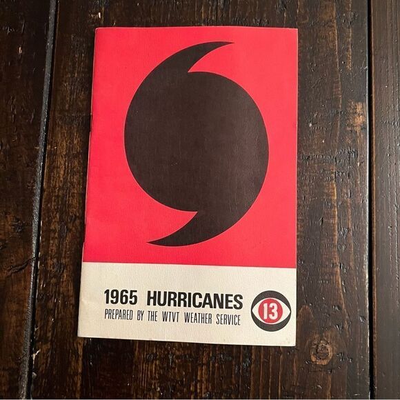 1965 Hurricanes Pamphlet and Hurricane Tracking Chart - Picture 1 of 7